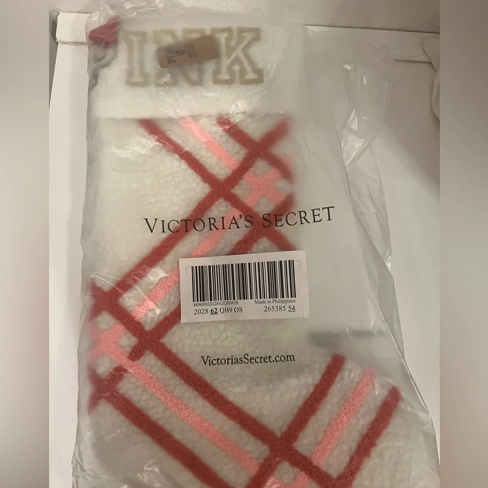 Victoria’s Secret pink Holiday stocking - Picture 2 of 3